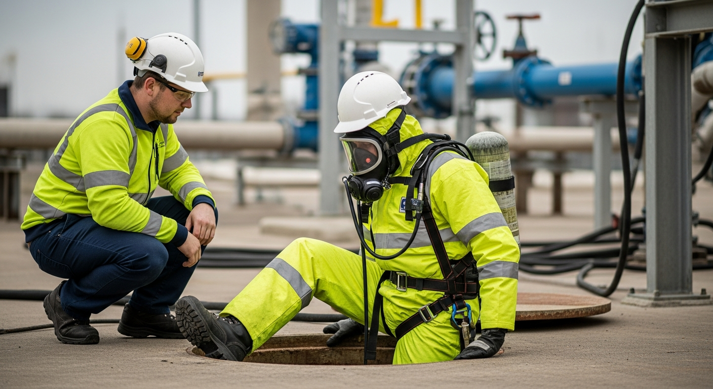 Enter and Work in Confined Spaces